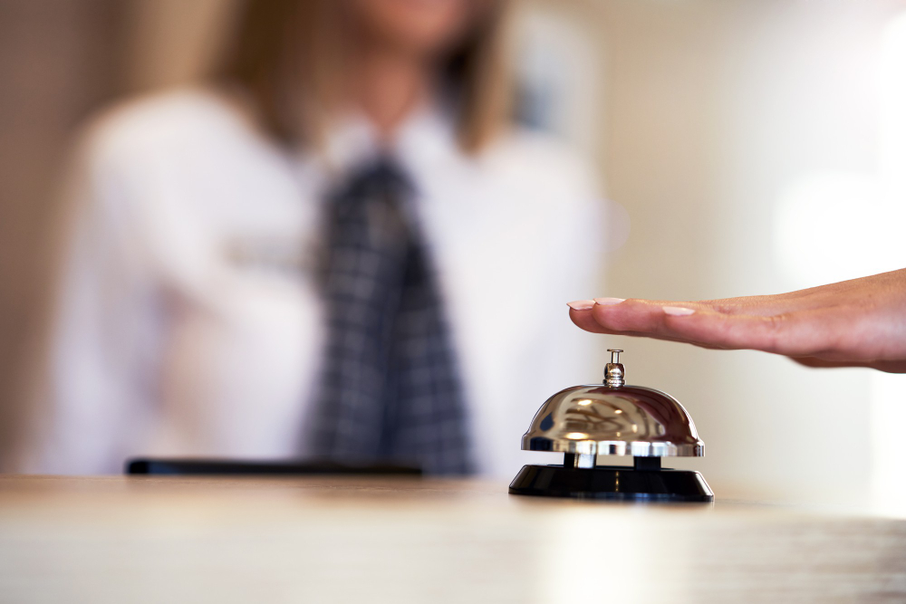 Hotel self check-in kiosk improving guest flow and reducing front desk staffing pressure