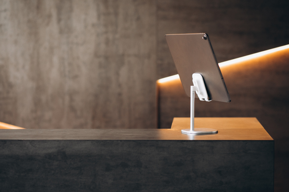 Digital hotel check-in system supporting efficient front desk operations and lower labor costs
