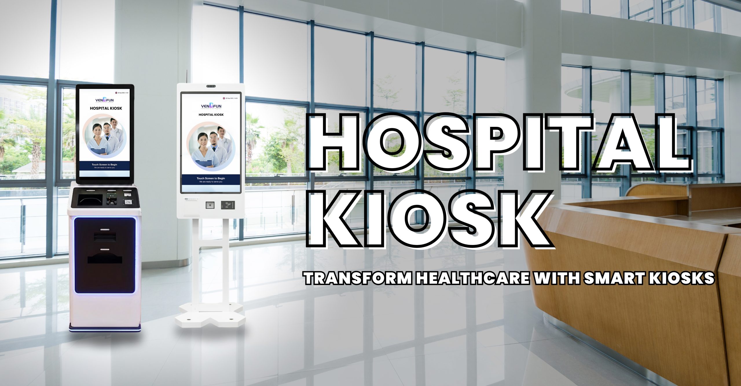 Hospital Self-Service Kiosk | Patient Registration - Vendfun