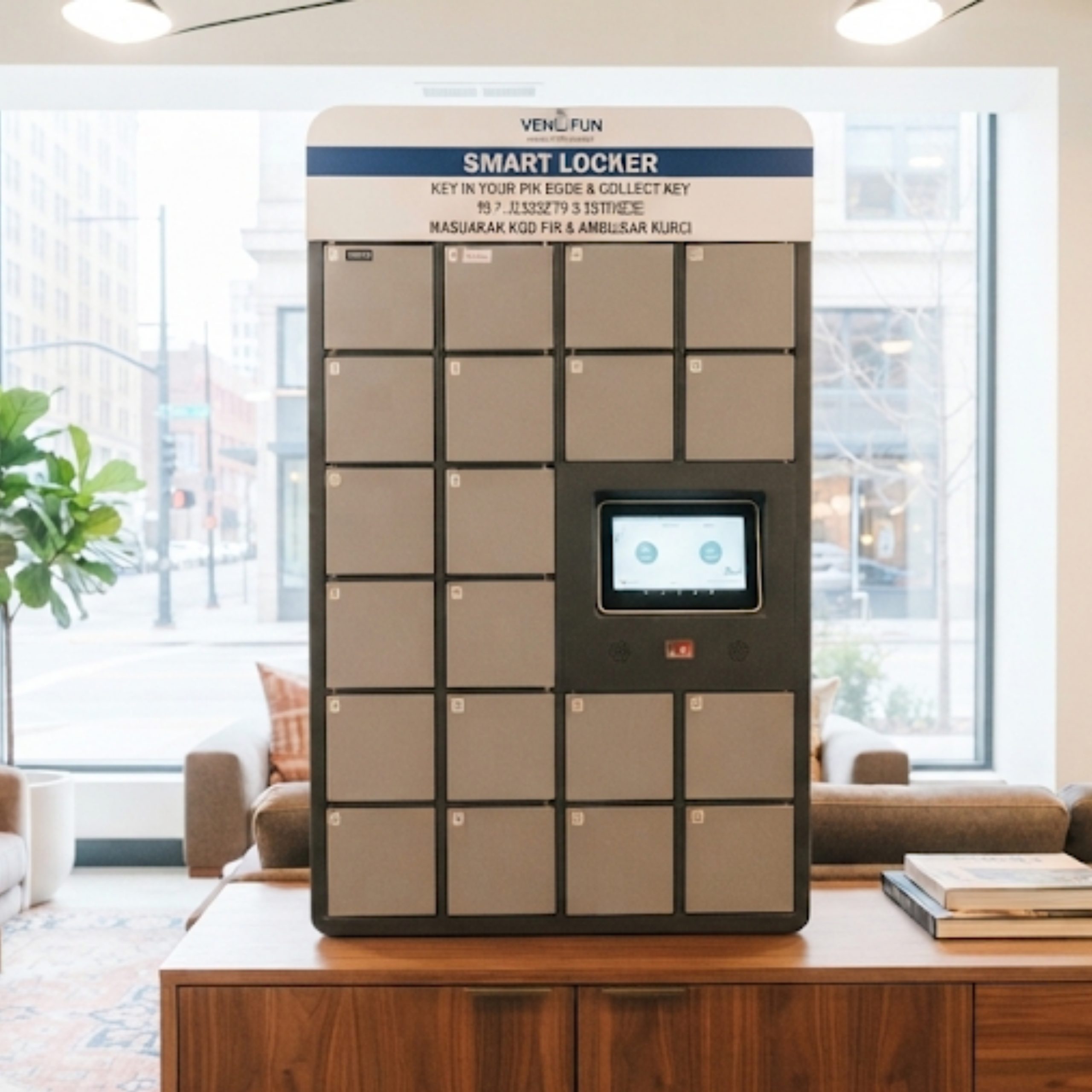 Vendfun Smart Locker Vendfun Smart Locker providing secure, automated key handovers and access control for properties using physical keys